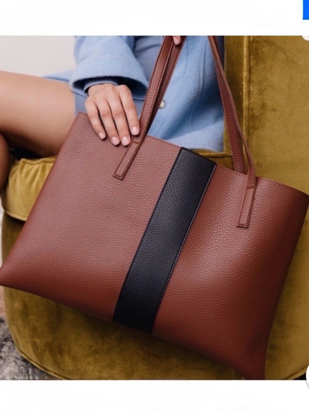 NWOT Vince Camuto Luck Vegan Leather Tote